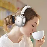 Накладні Бездротові Bluetooth-Навушники Hoco W35 Стерео Навушники з MP3 Плеєром Silver, фото 6