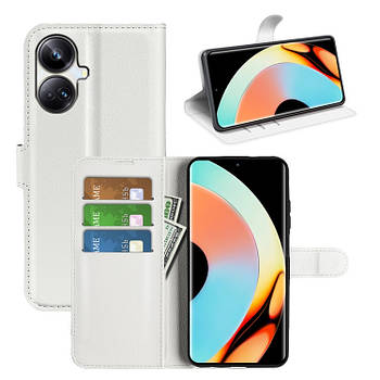 Чохол-книжка Litchie Wallet для Realme 10 Pro Plus 5G White