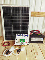 Солнечная зарядная станция "Новая Точка" для зарядки аккумуляторов