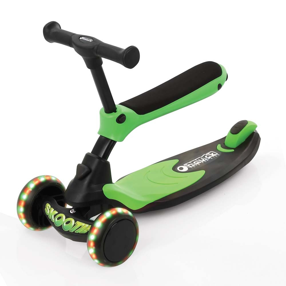 Самокат Hauck Neon Green 2 в 1