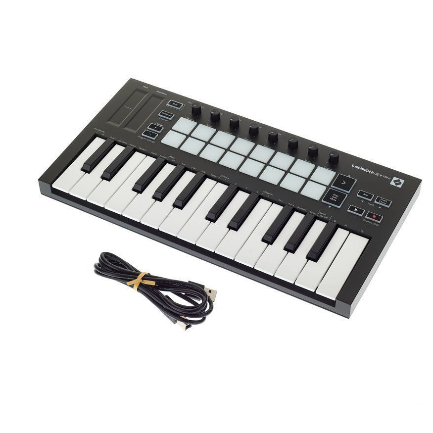 MIDI-клавиатура Novation Launchkey Mini MK3 - фото 3 - id-p1258952707