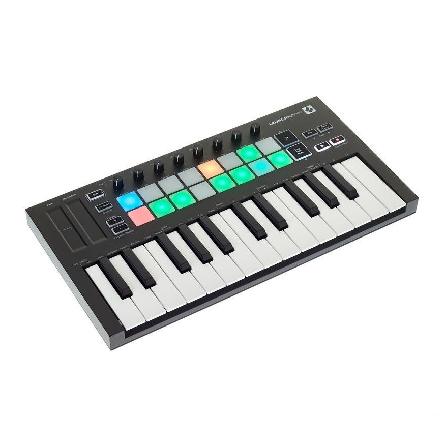 MIDI-клавиатура Novation Launchkey Mini MK3 - фото 1 - id-p1258952707
