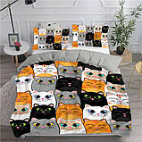 Велюрова постільна білизна полуторна, фото 7