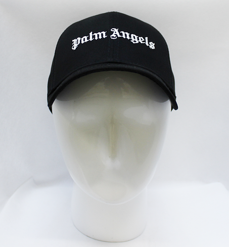 Купить Кепка Palm Angels чёрного цвета с белой вышивкой ZE00066-1, цена ...