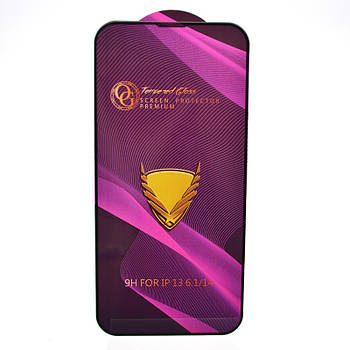 Захисне скло OG Golden Armor для iPhone 13/iPhone 13 Pro/iPhone 14 Black