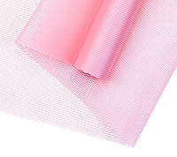 Пленка (калька) в рулоне "Полоска Tawny / персиково-розовая" (0,60х8,6 м)