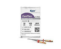 ZenFlex машинні NiTi файли 04.#20 довжина 31мм/ 04.#25 31мм / 06.#20 31мм/06.#25 31мм KERR