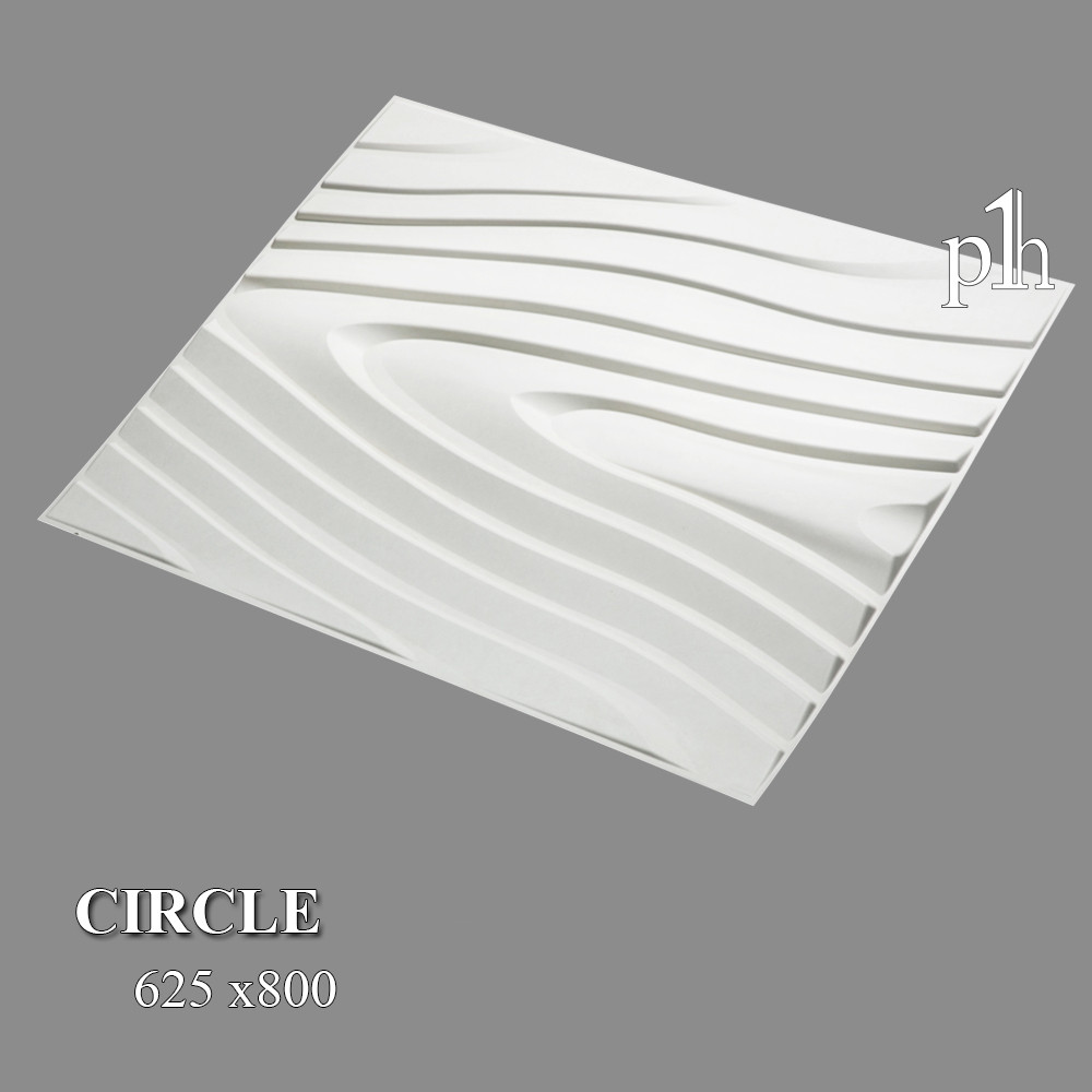 Декоративна 3d панель із бамбука 3d панель Circle 625 x 800