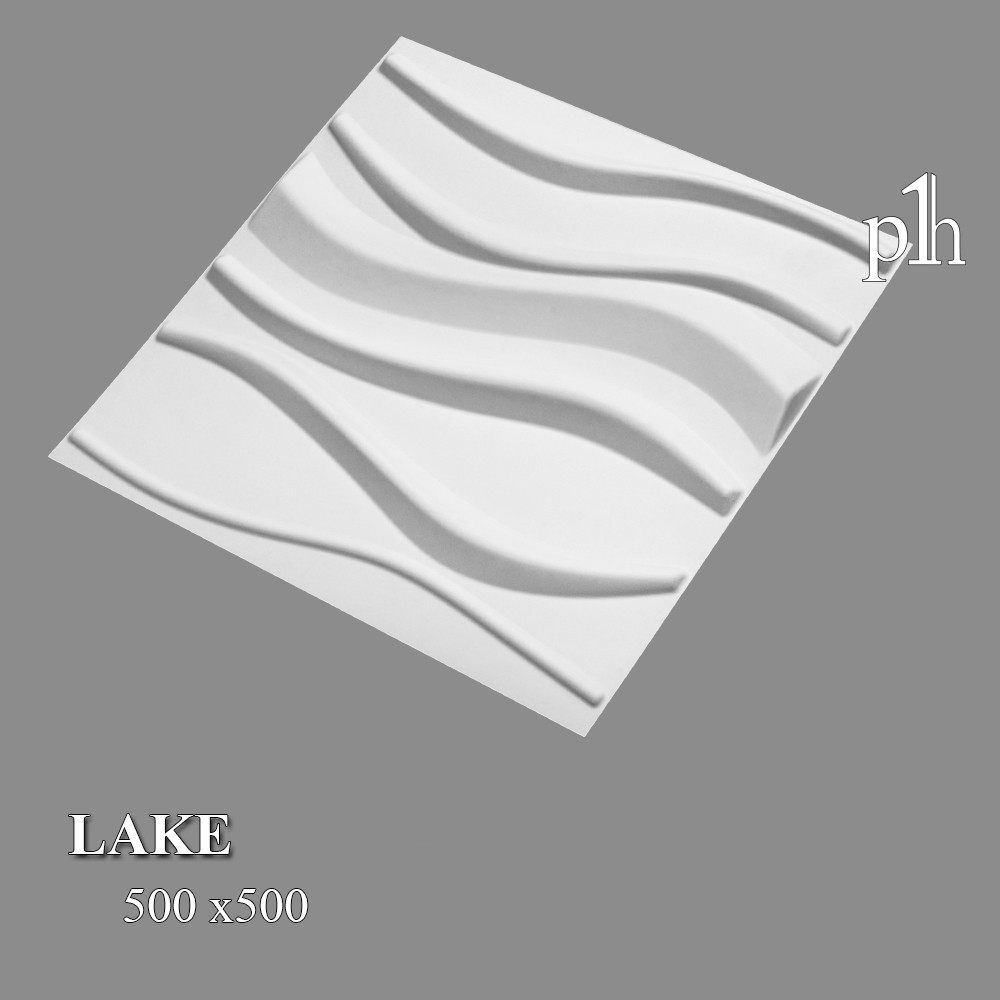 Декоративна 3d панель із бамбука 3d панель Lake 500 x 500