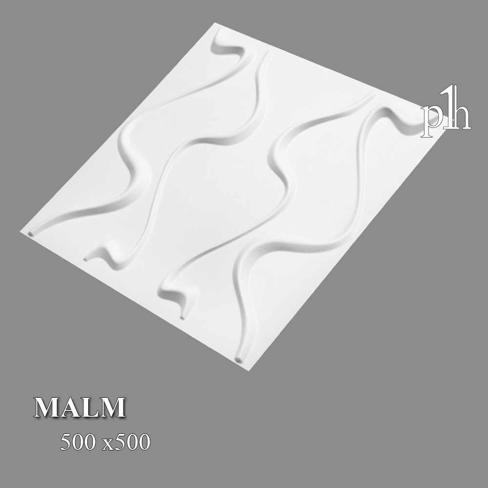 Декоративна 3d панель із бамбука 3d панель Malm 500 x 500