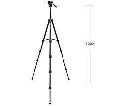 Штатив тринога підлоговий Yunteng VCT-3000 для фотоапарата, камери, фото 3