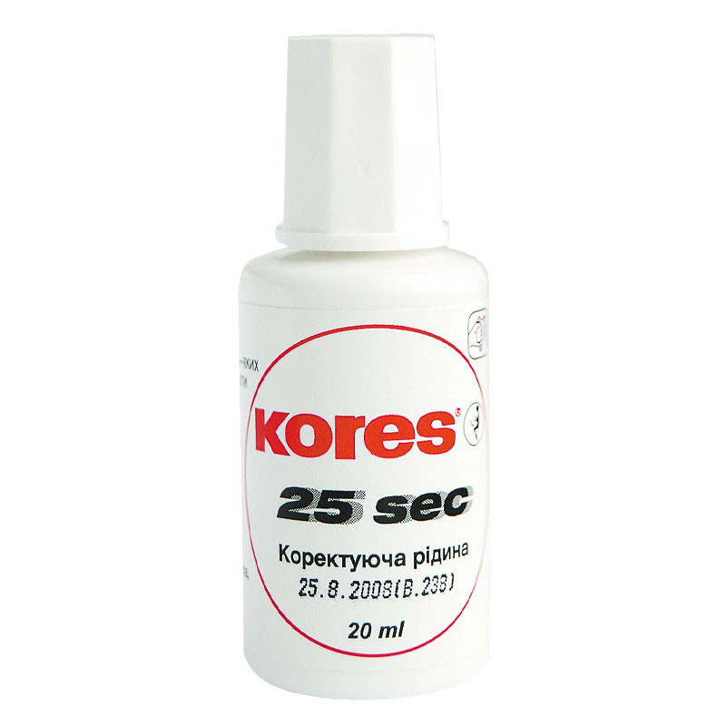 Коректор  "Kores" 25сек. 20мл K66817