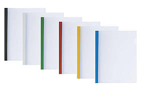 Папка пласт. А5 "EconoMix" з планкою-затиском 2-35арк. E31261