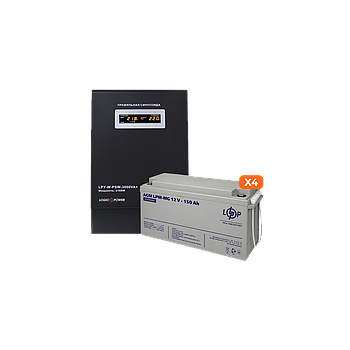 Комплект резервного живлення LP (LogicPower) ДБЖ + мультигелева батарея (UPS W3000 + АКБ MG 8280W)