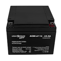 Акумулятор AGM LP 12V - 26 Ah Silver, фото 3