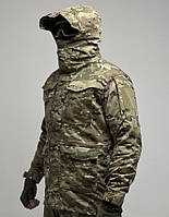 Тактическая демисезонная куртка 48р-54р мультикам Han Wild M65 армейская военная ветровка парка военным