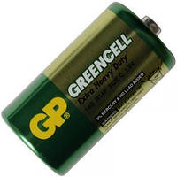 Батарейка солевая C Greencell (14G, R14P) GP 1.5V