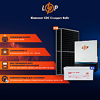 Сонячна електростанція (СЕС) 8kW АКБ 9.6kWh (гель) 200 Ah Стандарт, фото 4