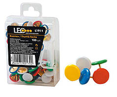 Кнопки "LEO" кольор. 100 шт. L1911
