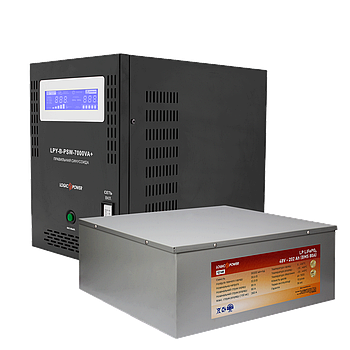 Комплект резервного живлення LP (LogicPower) ДБЖ + літієва (LiFePO4) батарея (UPS B7000VA + АКБ LiFePO4 1160W)