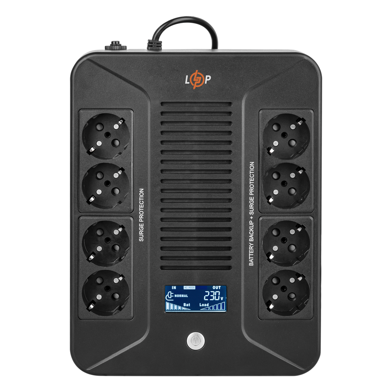 Лінійно-інтерактивне ДБЖ LP-1000VA-8PS (600Вт)