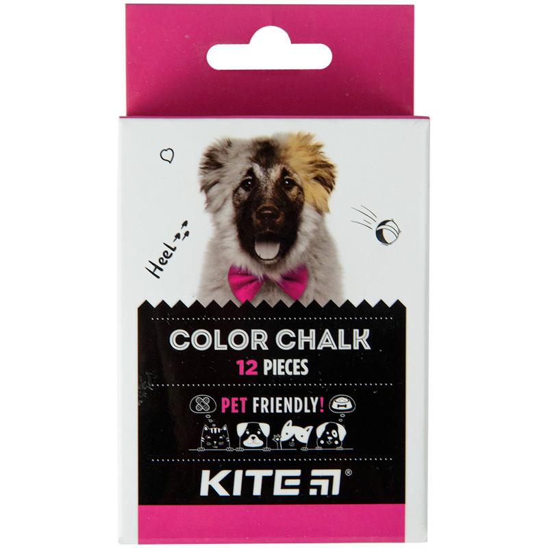 Крейда кольор." Kite" 12 шт. Dogs K22-075