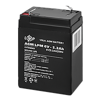 Акумулятор AGM LPM 6V - 5.2 Ah, фото 3