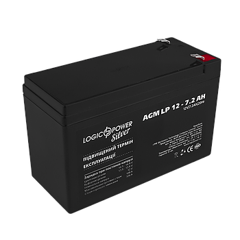 Акумулятор AGM LP 12V - 7.2 Ah Silver