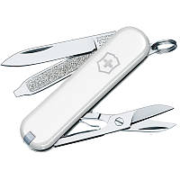 Нож складной, мультитул Victorinox Classic SD (58мм, 7 функций), белый 0.6223.7