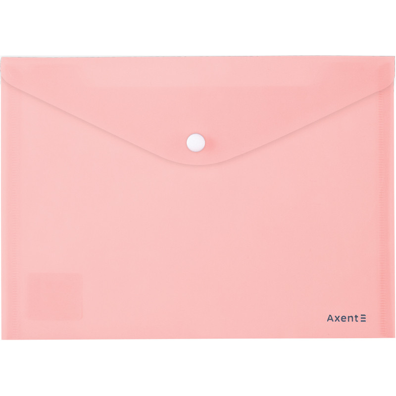 Папка на кнопці А5 "Axent" Pastelini рожева 1522-10-A