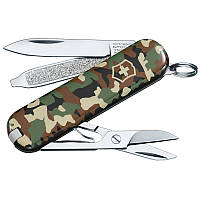 Нож складной, мультитул Victorinox Classic SD (58мм, 7 функций), камуфляжный 0.6223.94