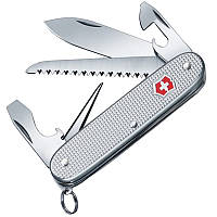 Нож складной, мультитул Victorinox Farmer (93мм, 9 функций), серебряный 0.8241.26