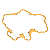 Торт-Карта України, вирубка для коржі 18,8*28 см (3D)