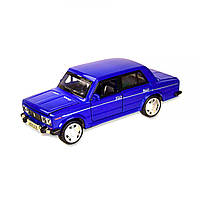 Уценка. Машинка инерционная "ВАЗ 2106" из серии "Автопром" (синяя) - маленькие потертости упаковки