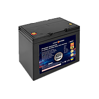 Акумулятор LP LiFePO4 12V (12,8V) - 90 Ah (1152Wh) (Smart BMS 60A/30А) пластик, фото 3