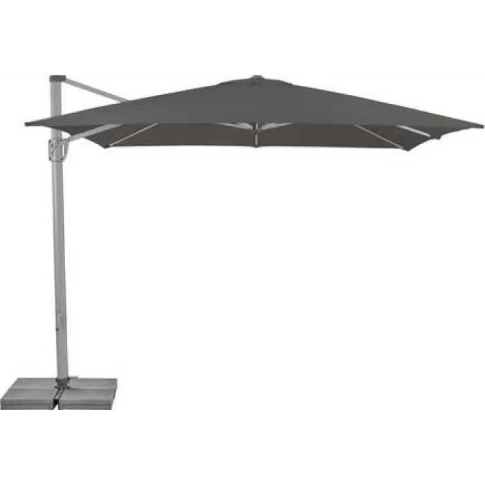 Сонцезахисний садовий зонт Sunflex (Швейцарія) 300х300, для тераси, ресторану, готелю. Темно-сірий