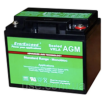 Акумуляторна батарея AGM 12 V, 40Ah, 40 А*год, Ампер-годин, А/год, AH, 12 Вольт, В, АКБ, свинцево-кислотна