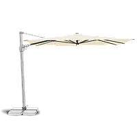 Солнцезащитный садовый зонт Sunflex (Швейцария) 300х300, для дома, для террасы, ресторана. Молочный