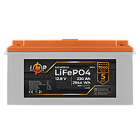 Акумулятор LP LiFePO4 для ДБЖ LCD 12V (12,8V) - 230 Ah (2944Wh) (BMS 150A/75A) пластик, фото 5
