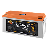 Акумулятор LP LiFePO4 LCD 24V (25,6V) - 90 Ah (2304Wh) (BMS 200A/100А) пластик, фото 3