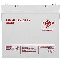 Акумулятор гелевый LPM-GL 12V - 55 Ah, фото 4