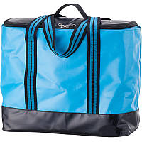 2 в 1 - термосумка + сумка-чехол КЕМПИНГ Ultra (17л), голубой/черный
