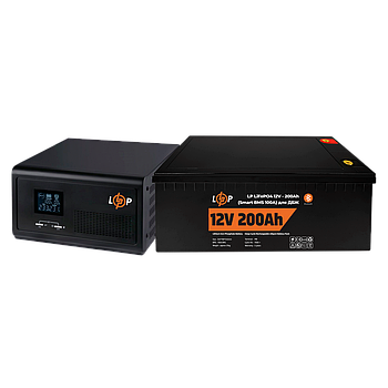 Комплект резервного живлення LP (LogicPower) ДБЖ + літієва (LiFePO4) батарея (UPS 1500VA + АКБ LiFePO4 2560W)