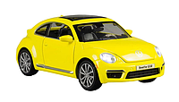 Машинка металлическая детская Volkswagen Beetle GSR Auto Expert Желтый