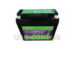 Акумуляторна батарея 12V/55Ah, 12 Вольт, В, 12 Volt, 55 А*год, Ампер-годин, Ah, AH, А/год, А-година, акумулятор, AGM, АКБ для UPS