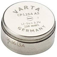 Акумулятор дисковий літій-іонний (Li-Ion) Varta CP1254 A3 (63125), 3.7V, 60mAh