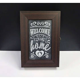 Ключниця настінна 21 х 30 см Welcome to our home SvitArt FV-471