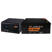 Комплект резервного питания LP (LogicPower) ИБП + литиевая (LiFePO4) батарея (UPS 1000VA + АКБ LiFePO4 2560W)