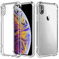 Силіконовий чохол Shockproof для iPhone X / Xs (закрита камера)