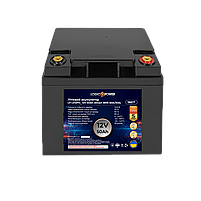 Акумулятор LP LiFePO4 12V (12,8V) - 50 Ah (640Wh) (Smart BMS 60A/30А) пластик, фото 6
